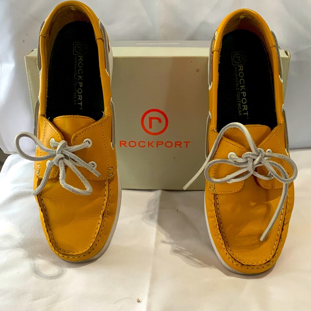 Rockport Women’s Mustard Boat Shoes